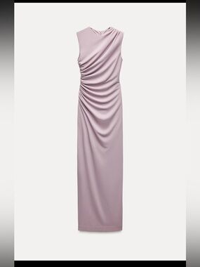 Zara midi Dress in Dusty Pink